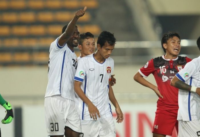 من مباراة اياياوادي يونايتد ولاو تويوتا