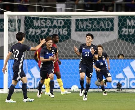 من لقاء أولمبي اليابان وغانا