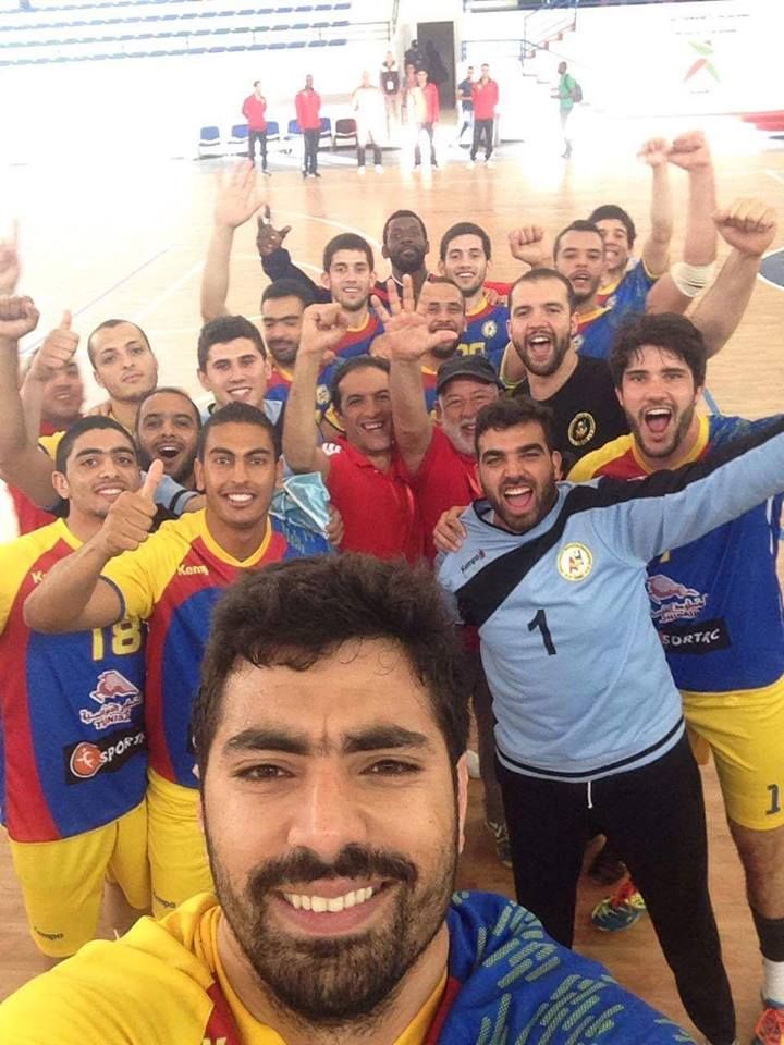 فرحة جمعية الحمامات بعد تاهل اليوم