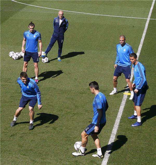 من تدريبات ريال مدريد