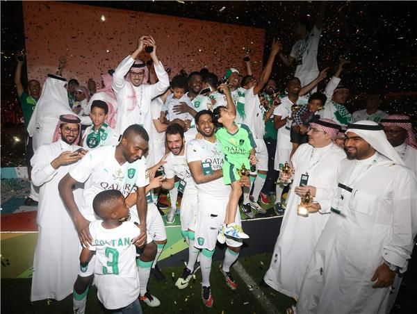 فرحة التتويج