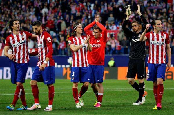 لاعبو أتلتيكو بعد مباراة اليوم