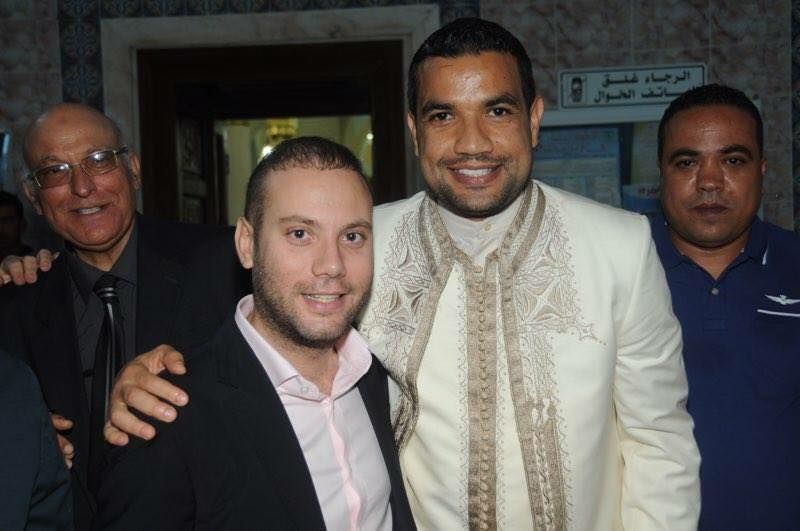 مع المدير التنفيذي للنجم حسين جنيح