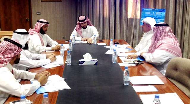 جانب من اجتماع الاتحاد السعودي للسباحة