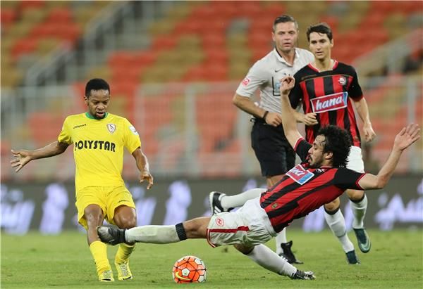 من مباراة نجران والرائد