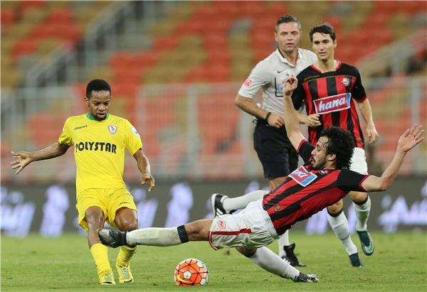 من مباراة نجران والرائد