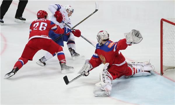 من مباراة روسيا والنرويج