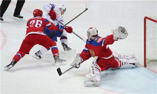 من مباراة روسيا والنرويج