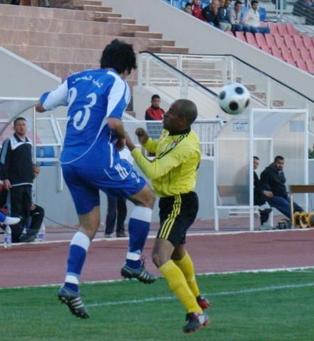 جانب من لقاء الحسين اربد وشباب الحسين تصوير: (حسام عزيز)