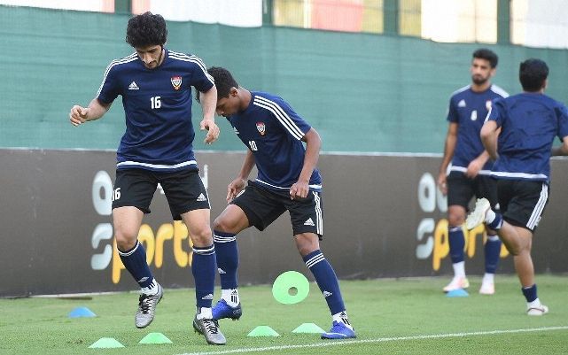إستعدادات المنتخب الإماراتي