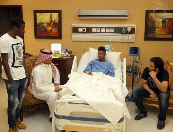 زيارة لاعبو النصر لغالب