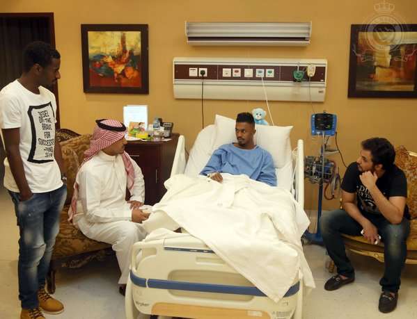 زيارة لاعبو النصر لغالب
