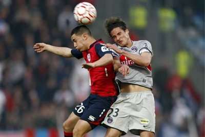 جانب من لقاء ليل مع باريس سان جيرمان للقاء يوم الاحد