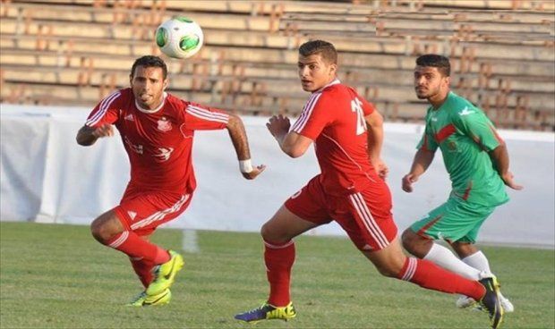 جانب من المنافسات في الدوري الليبي