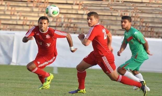 جانب من المنافسات في الدوري الليبي