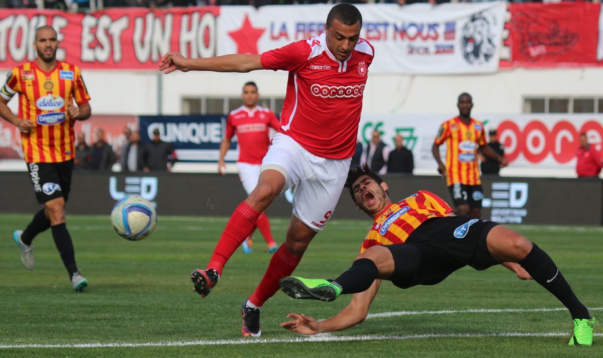 من مباراة الذهاب بين النجم والترجي 