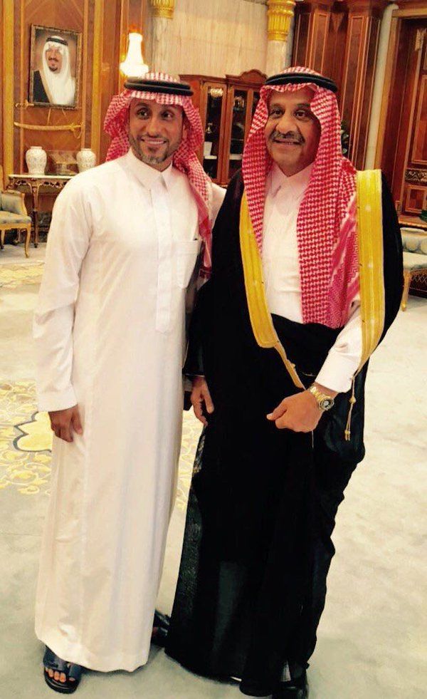 سامي الجابر والأمير خالد بن سلطان