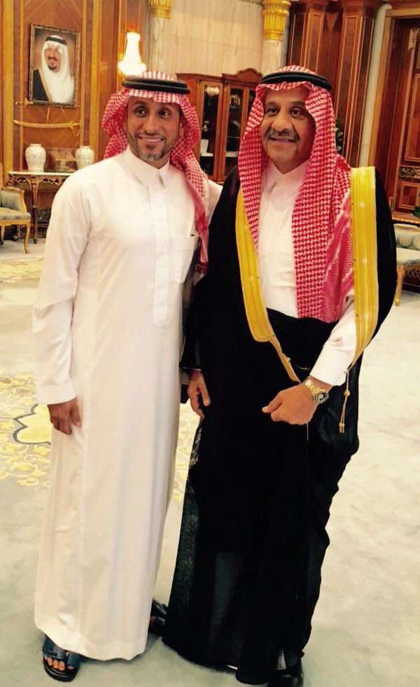 سامي الجابر والأمير خالد بن سلطان