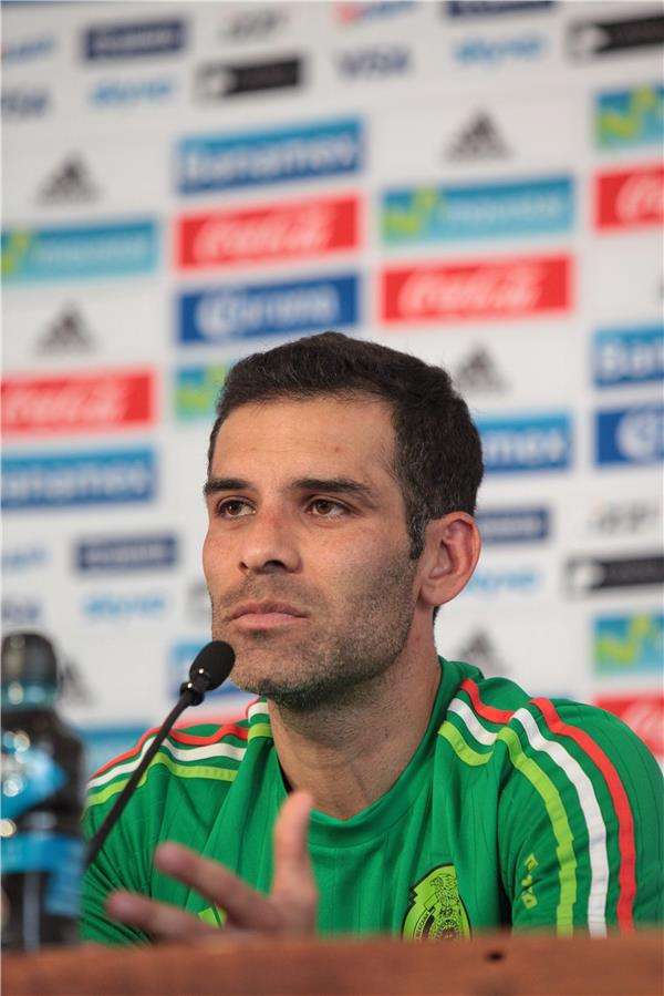 رافاييل ماركيز فى المؤتمر الصحفى 