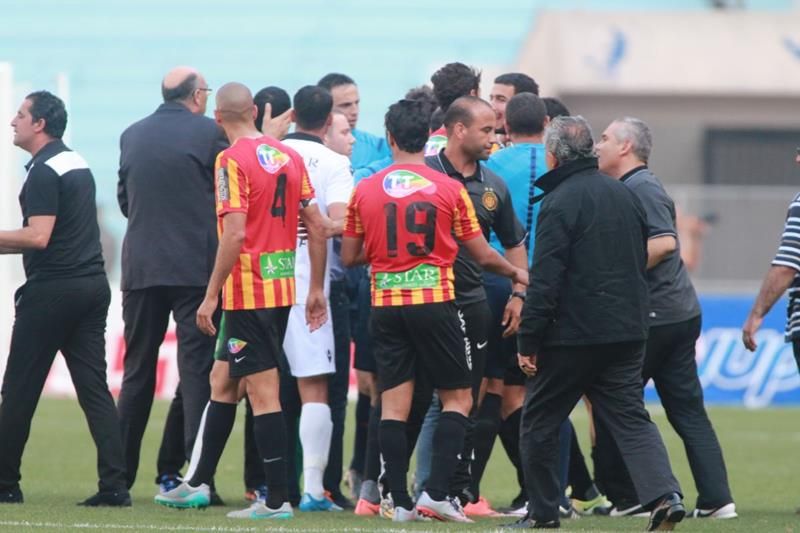 من احداث كلاسيكو امس