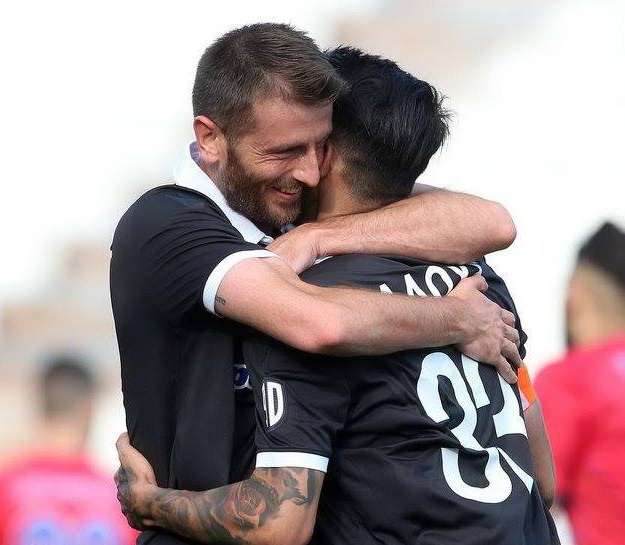 فرحة لاعبي باوك