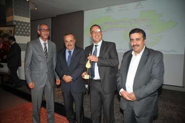 تكريم رئيس اتحاد الكرة المغربي