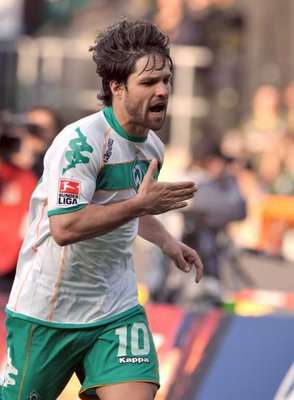 البرازيلي دييجو ريفاس مهاجم فيردر بريمن الألماني