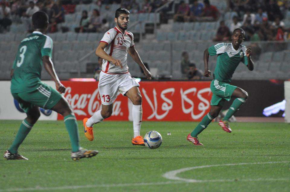 من مباراة الذهاب بين تونس وجيبوتي