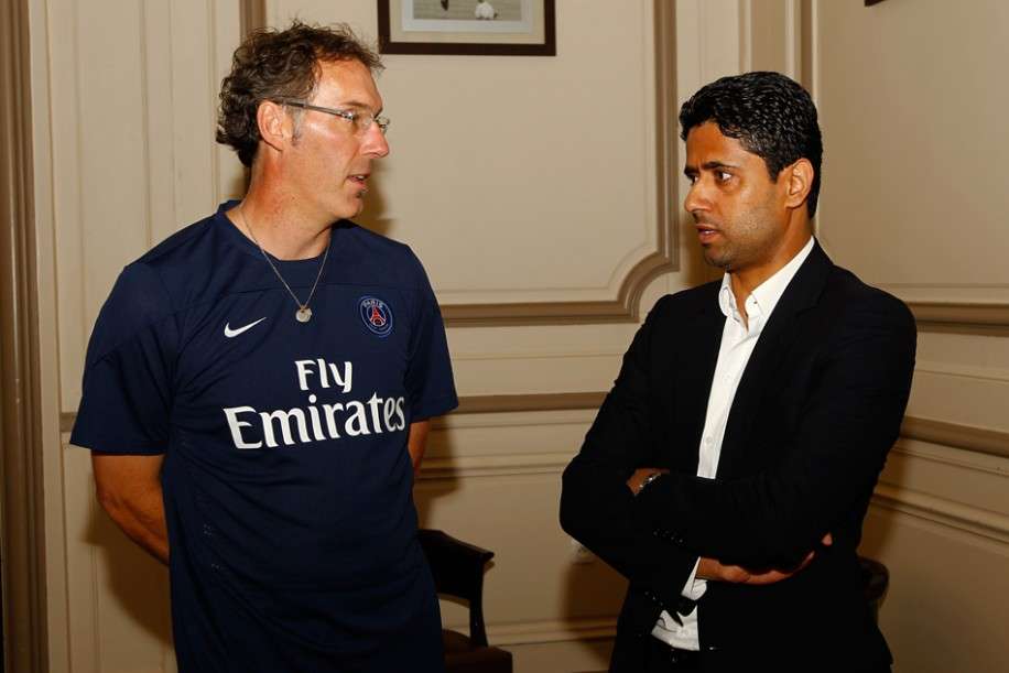 ناصر الخليفي ولوران بلان 