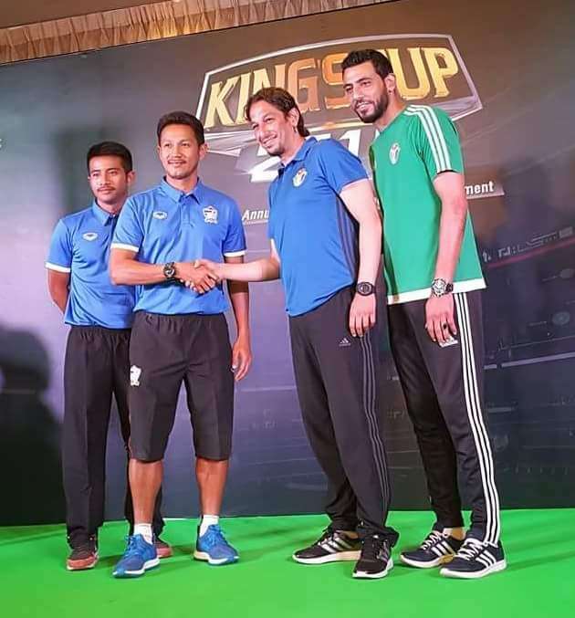 أبو زمع وياسين خلال المؤتمر الصحفي