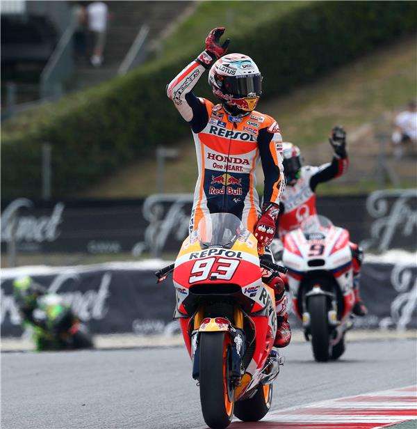  ماركيز بعد تفوقه اليوم