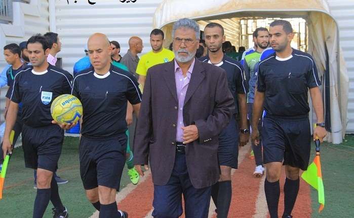 مباراة من الدوري الليبي