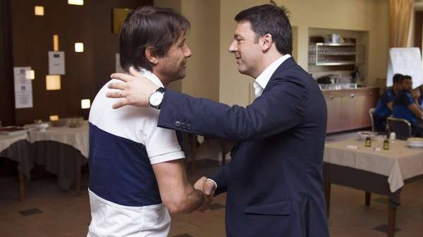 ماتيو رينتسي وفابيو كونتي