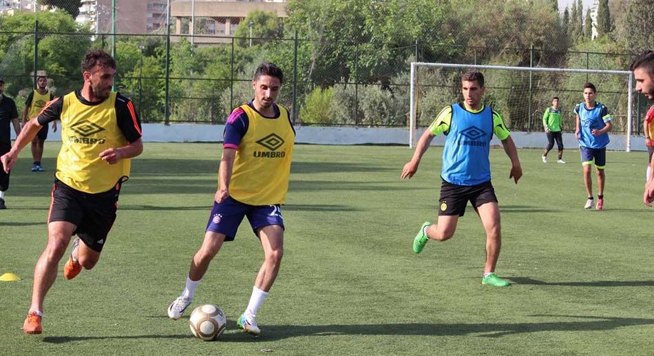 من تدريبات منتخب فلسطين
