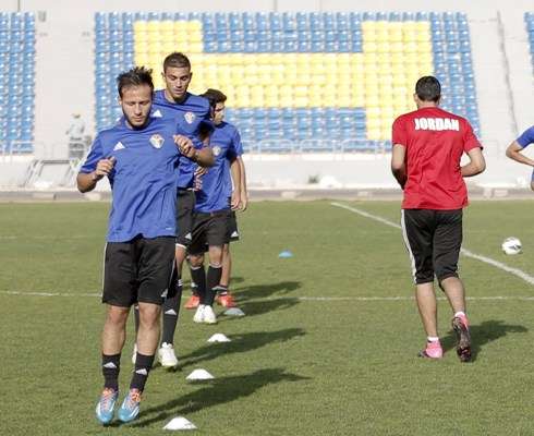 لاعبو المنتخب الأردني