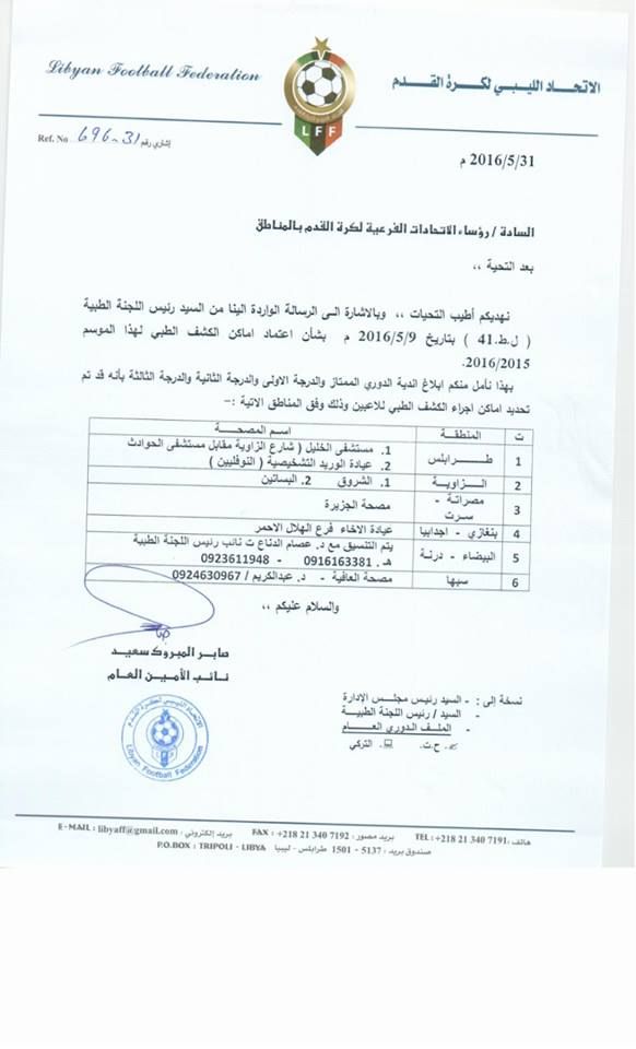 بيان الاتحاد الليبي