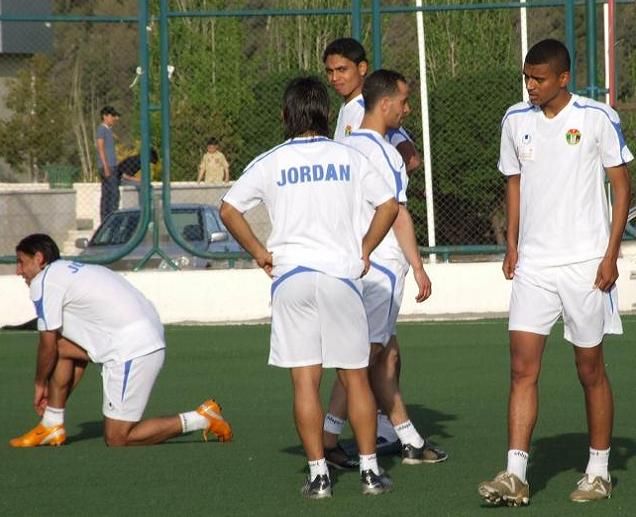 جانب من تحضيرات المنتخب الاردني 