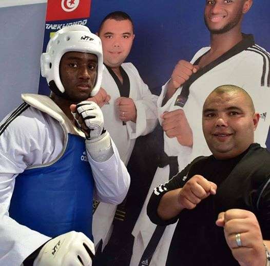 ياسين الطرابلسي (على اليسار)