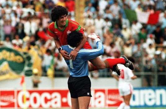 من مباراة المغرب والبرتغال والتي حسمت التأهل للدور الثاني