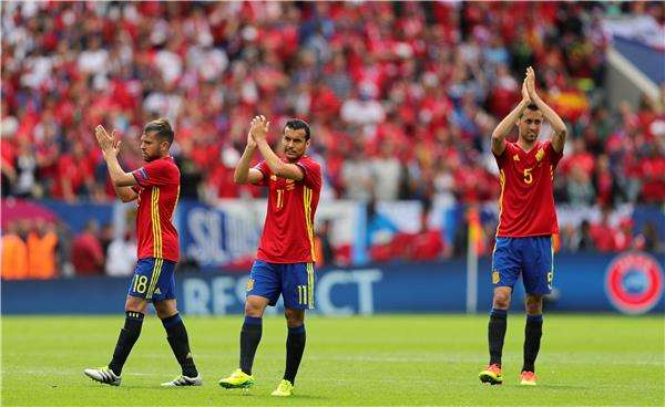 اسبانيا من لقائها ضد التشيك