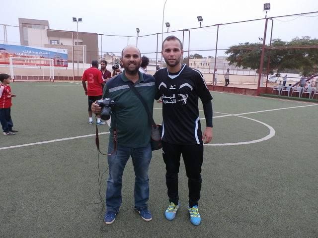 اكرم الزوي مع مراسل كووورة 