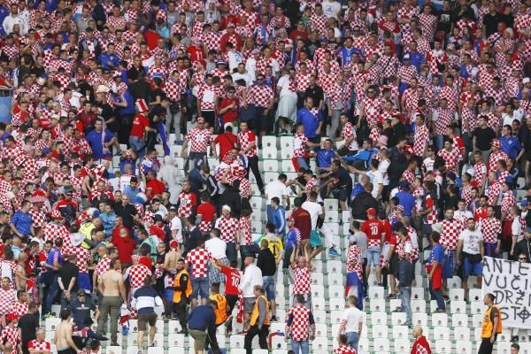 جماهير منتخب كروتيا من اللقاء