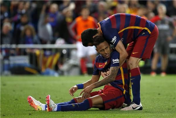 بوسكيتس ونيمار 