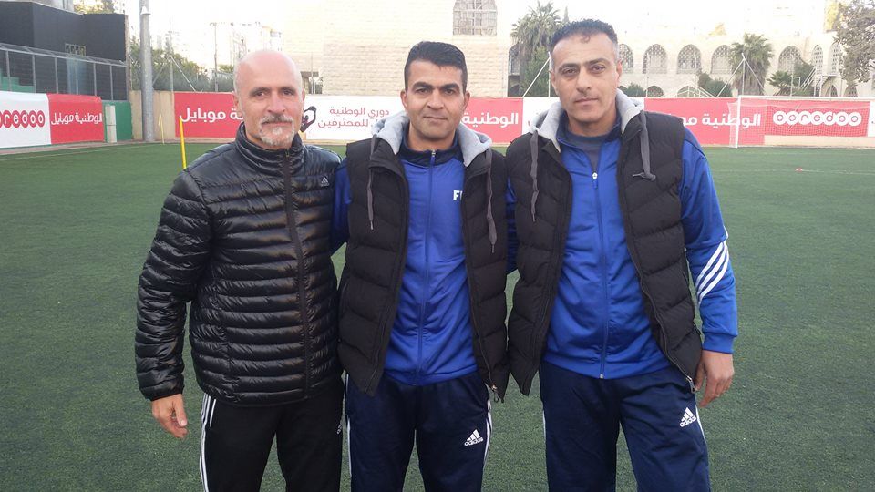 الجهاز الفني الجديد لأهلي  الخليل ومعهم ابراهيم منصور 