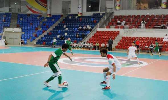 مباراة من دوري الصالات السعودي