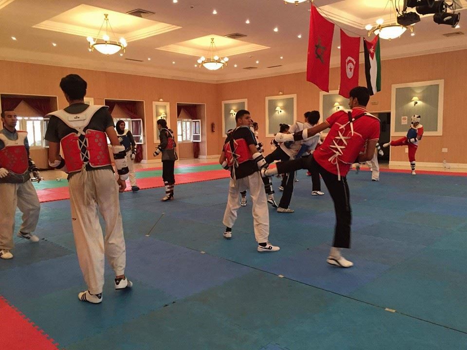 من تدريبات منتخب تونس للتايكواندو 