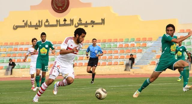 من لقاء سابق بين الزمالك والمصري