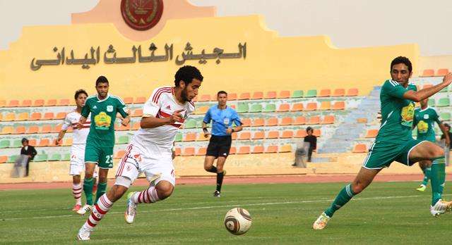 من لقاء سابق بين الزمالك والمصري