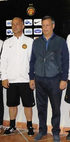 برنار رودريجاز صحبة رئيس الترجي حمدي المدب