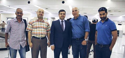 محمد يوسف بعد وصوله بغداد